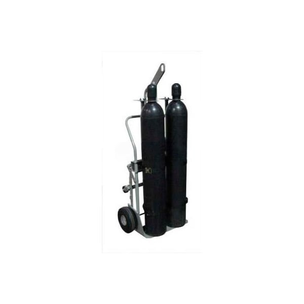 Justrite Justrite 4 Wheel 2 Cylinder Truck W/ Hoist Ring G-3553 - 10-1/2" Pneumatic Wheels - 600 Lb. 35026 - main